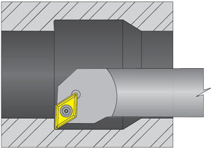 Dorian 55582, S16T-SDUCR-4 Boring Bar for DC_T 432 Inserts