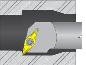 Dorian 55816, S12S-SVQCR-2 Boring Bar for VC_T 221 Inserts