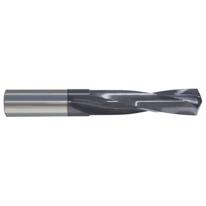 1/16" .0625" 460-100625B AlTiN Coated solid carbide stub drill 
