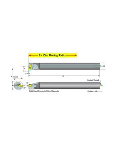 Dorian Tool E10S-SVUCL-2 Carbide Shank Indexable Boring Bar, 59832