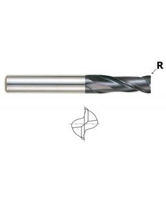 93152, 3/8 2-FL Long Length CR X-Power Carbide End Mill