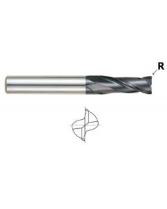 93143, 1/4 2-FL Long Length CR X-Power Carbide End Mill