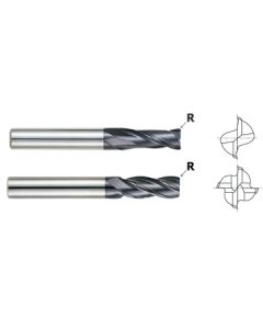 93179, 1/4 2-FL Stub Length CR X-Power Carbide End Mill