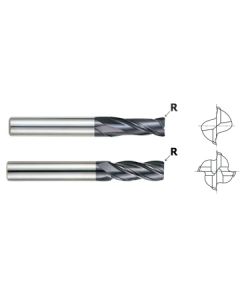 93240, 1/8 4-FL Reg. Length CR X-Power Carbide End Mill