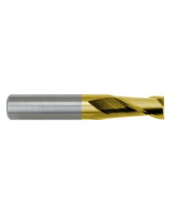 MA Ford 12110000T, 1 TuffCut GP, 2FL TiN Carbide End Mill