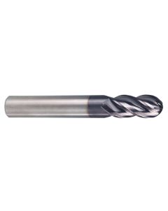 MA Ford 17939300A, 10mm TuffCut XR 4FL Carbide End Mill, Ball Nose