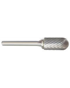 MA Ford 69081, 1/8 Cyl Radius End Miniature Carbide Burr SC-42 Double-cut