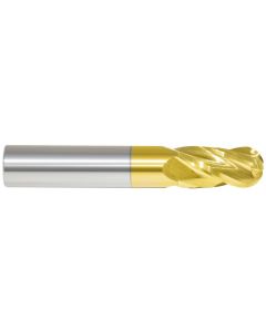 3/64 4FL SE REG BN TiN Carbide End Mill, MTC-63456