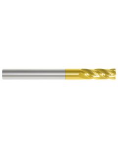 3/16 4FL SE REG w/.015R TiN Carbide End Mill, MTC-62120