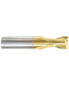 5/8 2FL SE Stub TiN Carbide End Mill, MTC-61082