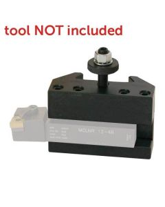 Dorian Tool QITP25N-1, Quick Change Turning and Facing Tool Holder for QITP25N Toolpost, 1/2"-3/4" Tool Capacity