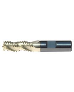 1/2, 3-Flute, 37-Deg. EM, Coarse Pitch Rougher, 1-1/4x3, ZrN Coated, RIP RHP-204315