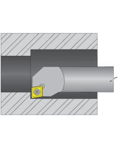 Dorian 55424, S16T-SCFCR-3 Boring Bar for CC_T 32.52 Inserts
