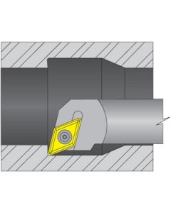 Dorian 55589, S12S-SDQCR-3 Boring Bar for DC_T 32.52 Inserts